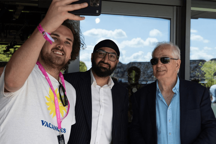 Monty Panesar David Gower 