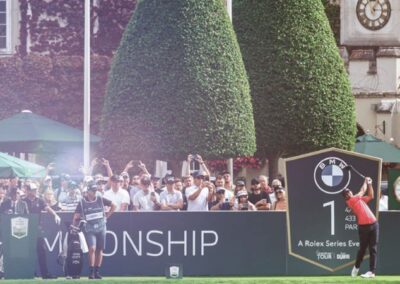 First tee at Wentworth Golf Club - BMW PGA Championship