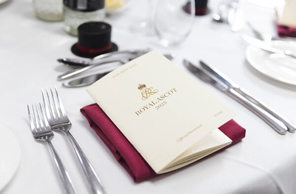 Royal Ascot Menu