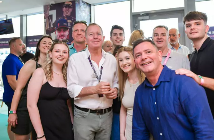 Martin Brundle Pegasus Lounge