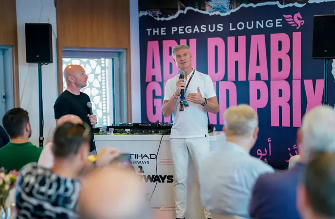 David Coulthard Pegasus Lounge