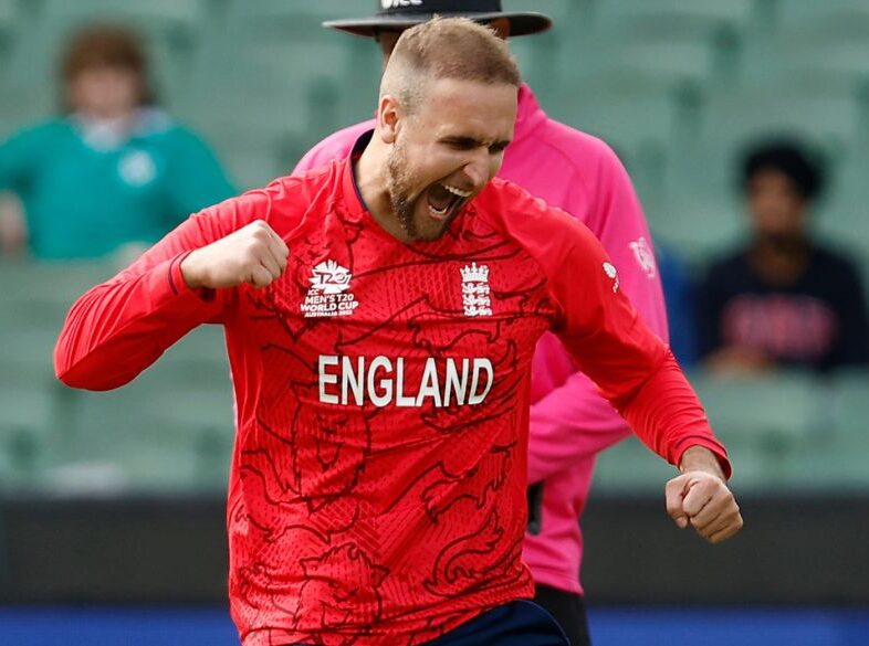 England Cricket celebrate a wicket in an IT20 clash at Emirates Old Trafford