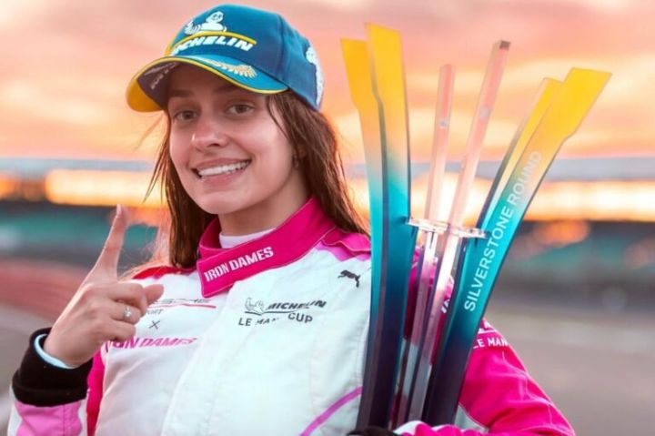 Marta Gracia winning runner up for GT3 category at Silverstone 