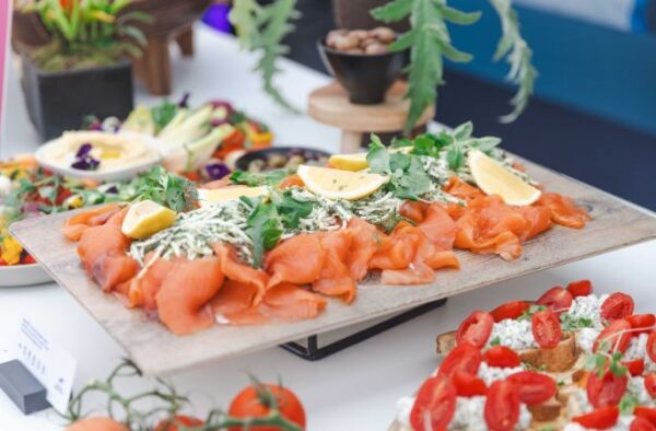 Food in Corinthian's hospitality