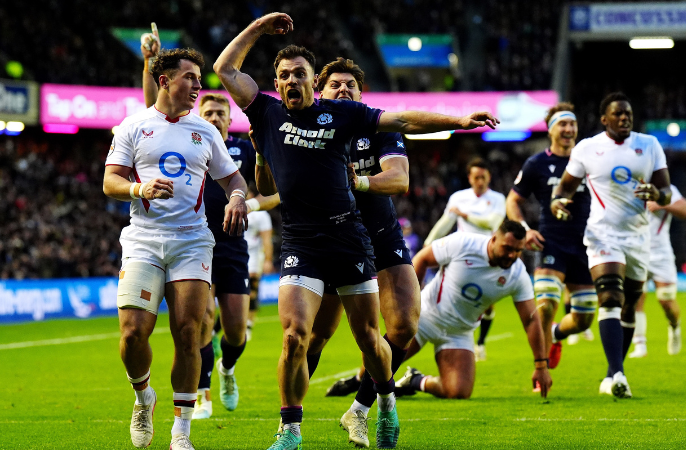 Scotland v England Calcutta Cup at Murrayfield.
