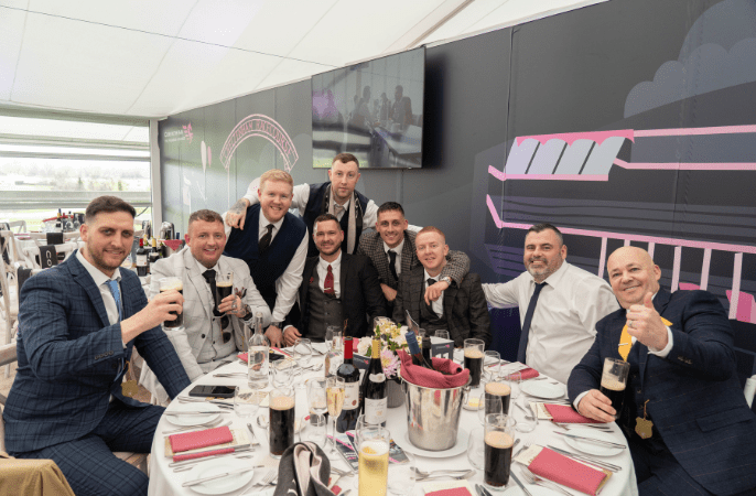 Guests in The Pegasus Lounge at Cheltenham Festival 