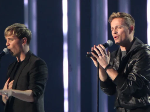 Westlife on stage