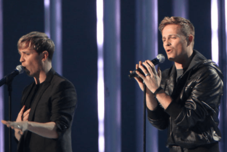 Westlife on stage