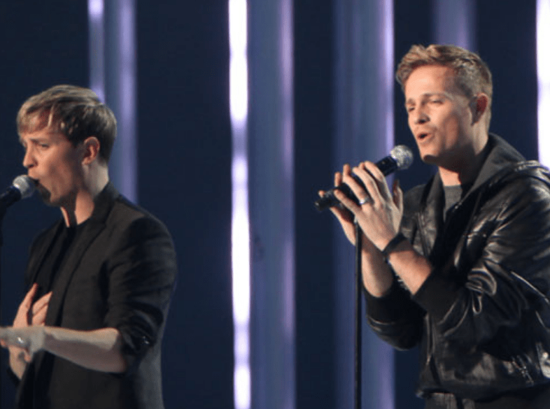 Westlife on stage